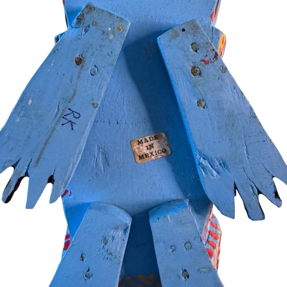 Oaxacan Armadillo Mexican Folk Art Alebrije Vibrant Colorful - Picture 6 of 8